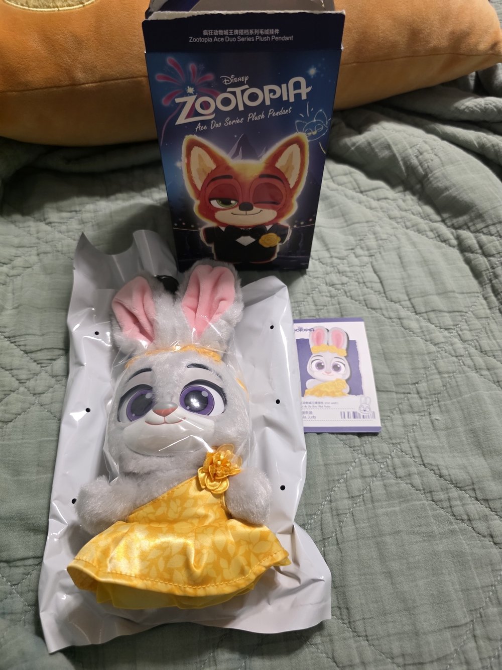 Pop Mart Disney Zootopia Gala Judy Hopps Plush